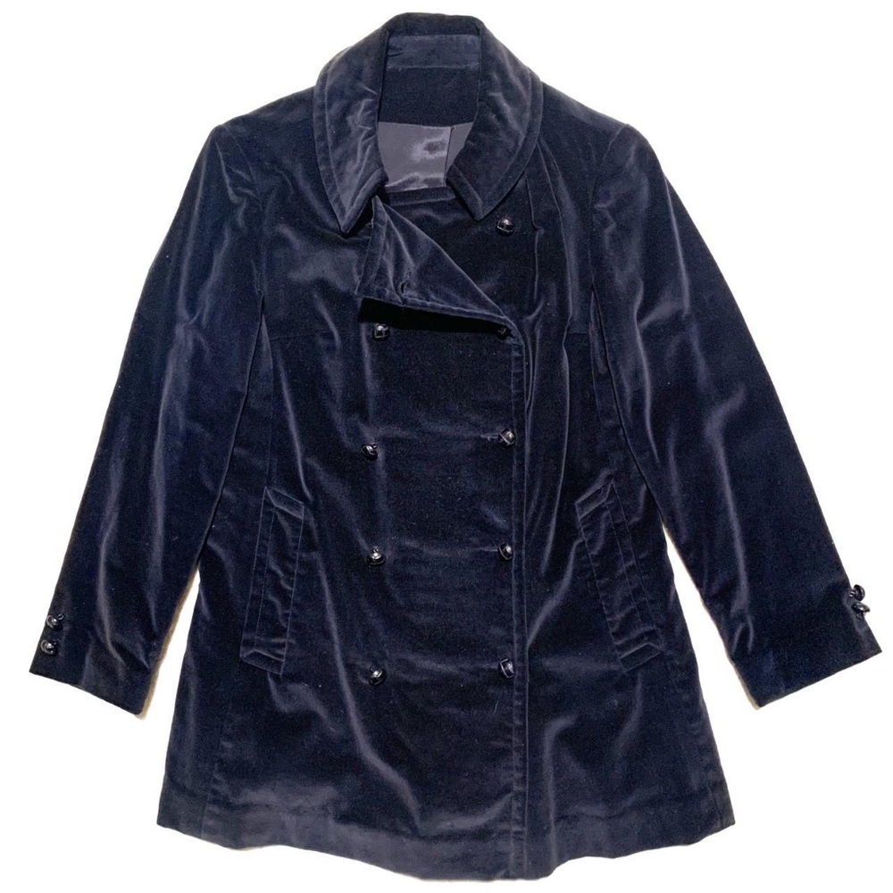 Vintage 1950's or 1960's Crompton velveteen double-breasted women's jacket.